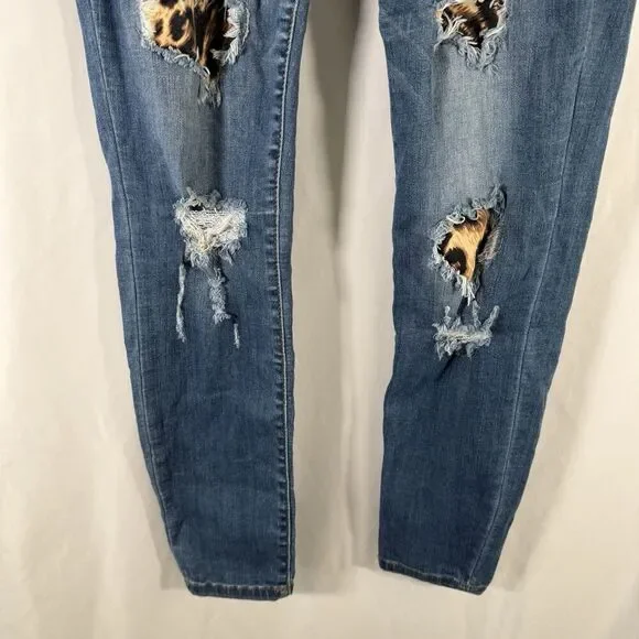 Judy Blue Skinny Fit Jeans Women's 9 29 Medium Wash Blue Denim Cotton Blend - Picture 3 of 13